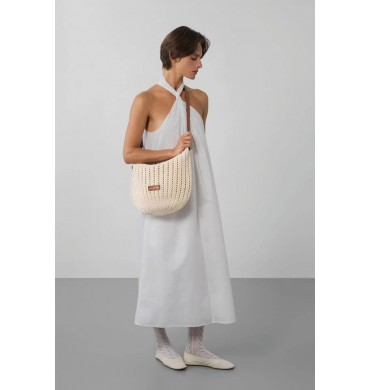 Sac besace Tressée coton...