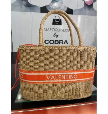 Sac hobo raphia Valentino